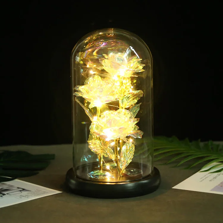 Unfading LoveShining Rose Decoration